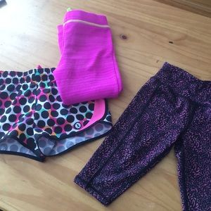 Girls 3-4 athletic bottom bundle